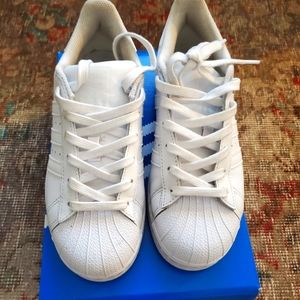 Adidas Superstars White Size 6